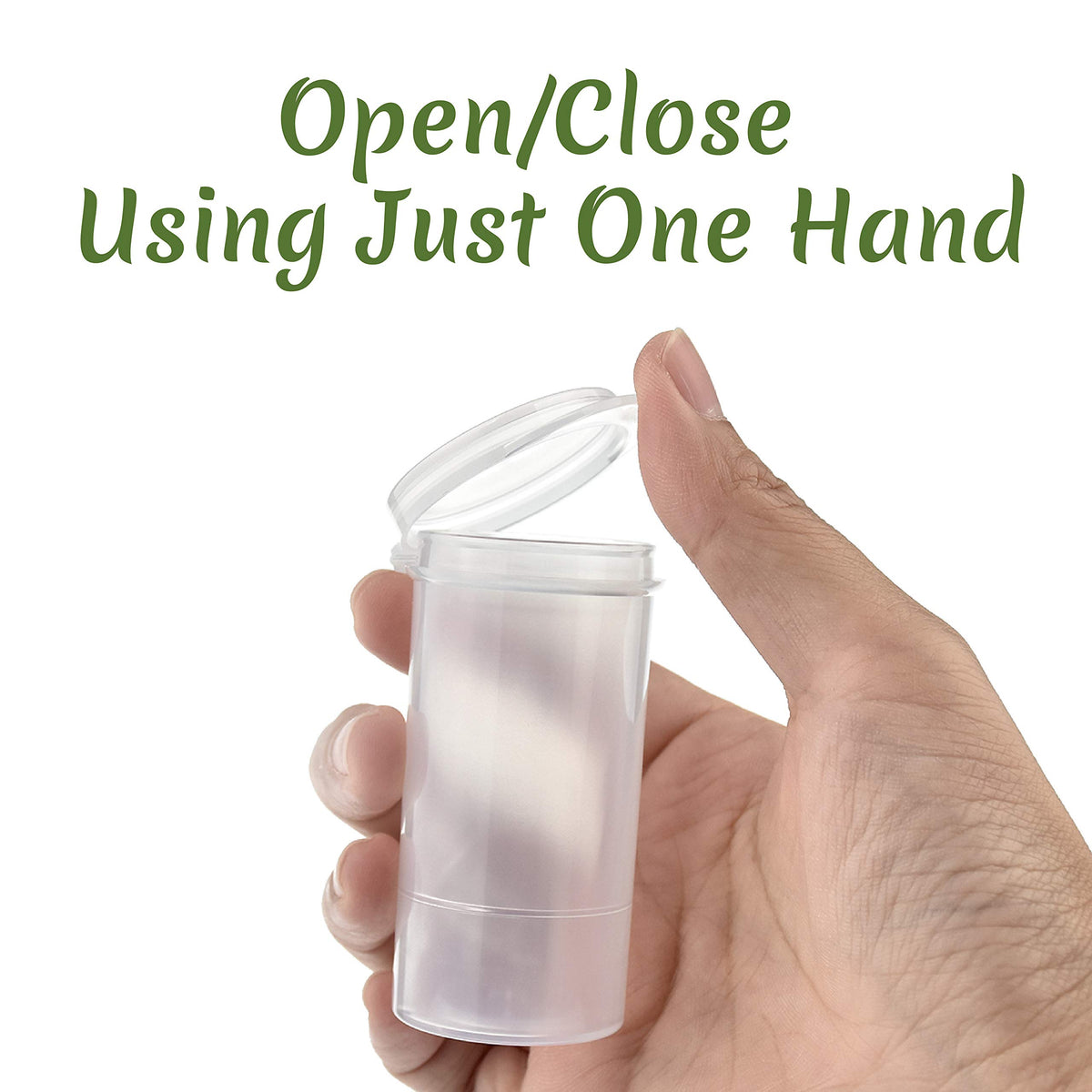 Maymom Water Tight Sample Vials, Bottle, Cup, for Small Parts, Beads; Air Tight; Prescription Bottle, Rx Vial (40mL)