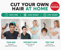 Cut Your Own and Other's Hair at Home the Easy Way | DIY Haircut Tool for Everyone | Use with Your Hair Clippers for Clean, Even Trims Every Time with Grip and Trim.