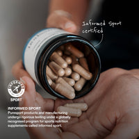 Puresport Ultra Ashwagandha Supplement | 60 Capsules | High Strength KSM-66 Ashwagandha, Holy Basil, Magnesium and Zinc | Relax, Recover, Perform