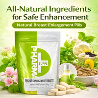 MoovWell Breast Enlargement Supplement for Women | Estrogen Tablets for Women Breast Growth | Natural Breast Enlargement Pills | Effective Breast Enhancer Pills for Fuller, Firmer Bust | Pack of 60 Tablets