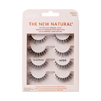 KISS The New Natural False Eyelashes Full Strip Lash Multipack 02, 4 Pairs