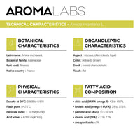 Aroma Labs ORGANIC - ARNICA Infused Oil - 100mL - 100% Pure, Natural and Cosmos Certified - AROMA LABS (French Brand)