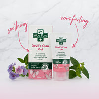 Aloe Pura Devil's Claw Gel with Organic Aloe Vera, Natural, Vegan, Cruelty Free, Paraben & SLS Free, Soothing, 50ml