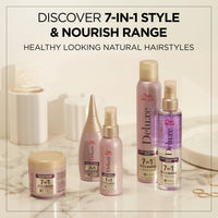 WELLA Wella Deluxe Frizz Smoothing Air-Dry Cream | Anti-Frizz | Heat Protection | Reduces Split Ends | With Olive Oil Derivate | Coarse or Damaged Hair | Soft Hold | 7-in-1 Style & Nourish, 150ml