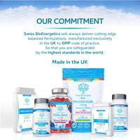 swiss bioenergetics Magnesium Bisglycinate (Glycinate) 500mg - 90 Highly Bioavailable, Maximum Absorption Capsules for Better Sleep, Muscle and Nerve Support Vegan & UK Made