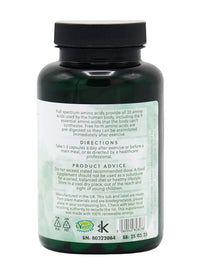 Full Spectrum Amino Acids Capsules | BCAA | Free Form Amino Acids | 120 Vegan Capsules | G&G Vitamins- 120 Capsules