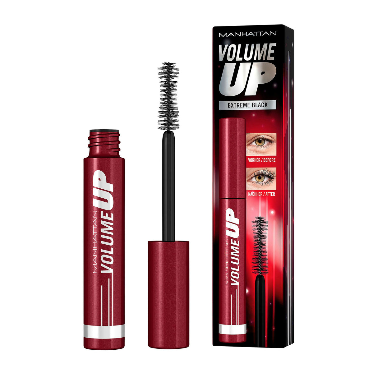 Manhattan Volume Up Mascara, Extreme Black, 8 ml Animal Cruelty Free