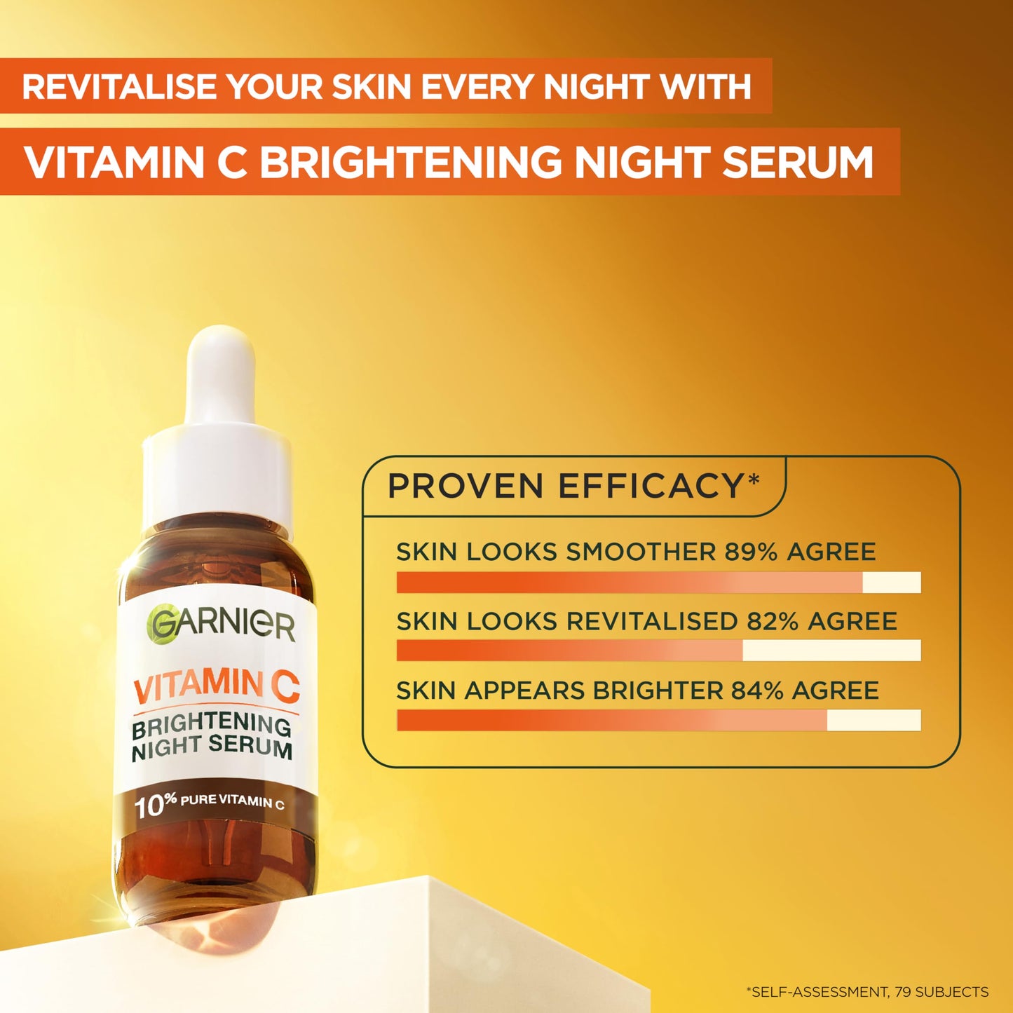 Garnier Vitamin C* Day & Night Face Serum Gift Set, 2x 30ml Serums