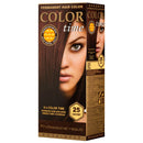 Color time COLOR TIME | Permanent Gel Hair Dye Chestnut Color 25 | Enriched with Royal Jelly and Vitamin C | Permanent Hair Color | Covers Gray Hair | 100 ML