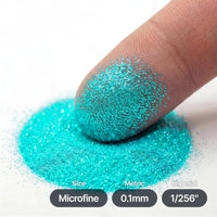 Hemway Ultra Sparkle Glitter Fluorescent Blue 100g Microfine | Glitter for Arts & Craft, Makeup, Nail Art, Crafting, Card Making, Sparkle Decoration