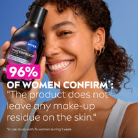 NIVEA Waterproof Expert Micellar Water (400ml), Effective yet Gentle Makeup Remover, Micellar Skin Cleanser with Amino Acid Complex and Black Tea Extract