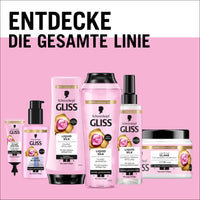 Gliss Kur Gliss Express Repair Conditioner Liquid Silk (200 ml), Conditioner for Exceptionally Soft Hair, Conditioner with Heat Protection up to 230 °C