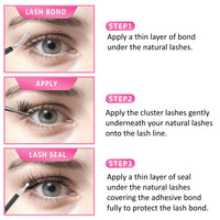 TUTU LASH Tutu Lash DIY Cluster Lashes DAY TU DAY 44 x cluster lashes self application easy to apply lashes lash cluster box re-usable vegan (Day Tu Day Cluster Lash Box)