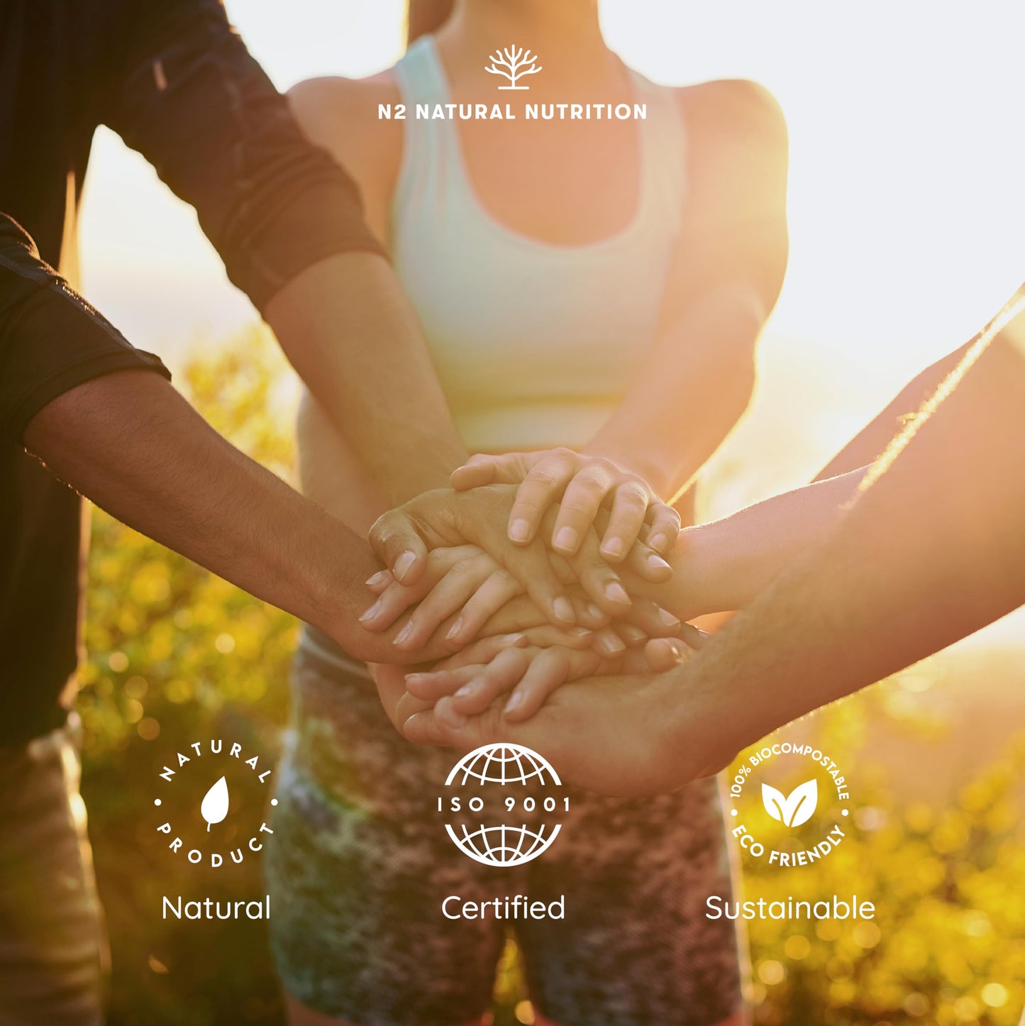 Multi Collagen Type I, II, III, V, X. Bovine, Marine Collagen Peptides 180 Capsules Enhanced with Vitamin C, for Joint Care, Skincare & Hair High Strength Collagen for Women & Men N2 Natural Nutrition