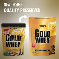 Weider Gold Whey Protein, Vanilla, Natural Protein Source, 24g of Protein Per Serving, 500g
