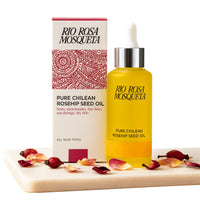 Rio Rosa Mosqueta Pure Rosehip Seed Oil 50ml for Scars & Stretchmarks, Pregnancy, Natural Cold-Pressed Antioxidant, Hydrating & Nourishing for Skin Tone & Texture, Vitamin E, Vegan