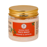 AATMANA Face Wash Jasmine & Saffron | Hydrating Face Wash for Sensitive Skin, Removes Makeup & Gently Cleanses Without Over Drying -100 Grams