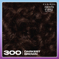 Clairol Nice'n Easy Tone+Gloss Semi Permanent Hair Dye - 300/84 Darkest Brown