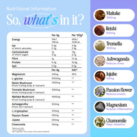 Space Goods Spacegoods Astro Dust 240g ℮, 30 Servings, Contains Magnesium and Ashwagandha, Relax Unwind & Sleep Deeply, Soothe Body & Mind, Chai Flavour