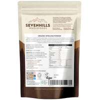 Sevenhills Wholefoods Organic Spirulina Powder 500g | Certified Organic | Nutrient-Dense | 100% Pure & Natural