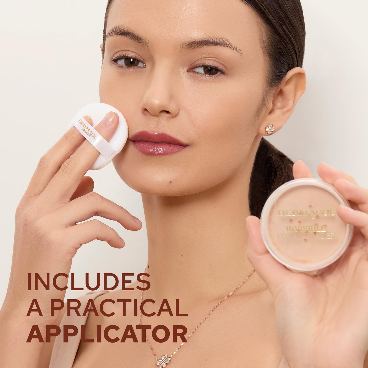 Dermacol Invisible Fixing Powder Light, 13 g