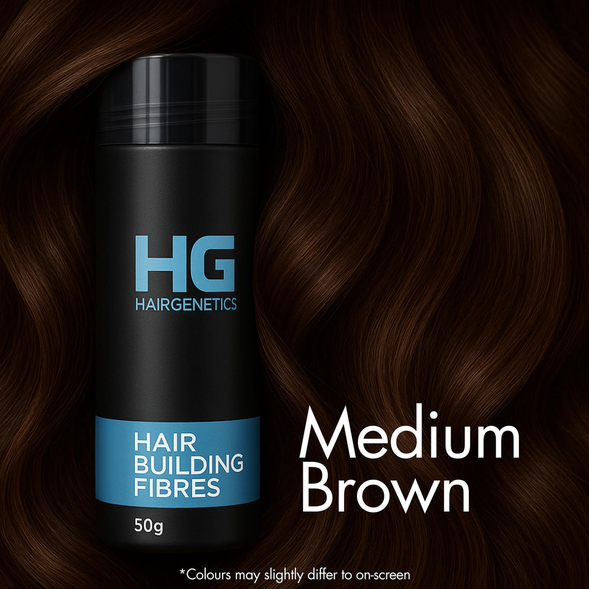 Hair Genetics Hair Fibres Refill Packs - Fill in Bald Spots & Thinning Hair for a Fuller Look, Natural Colours, Cling to Existing Hair, Long Lasting, Water Resistant - Hair Fibers for Men and Women