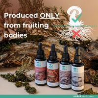 KAAPA Mushrooms KAAPA MUSHROOMS - Shiitake Mushroom Extract Tincture - Potent Ultrasonic Extraction | High Potency Mushroom Supplement for Immunity & Wellbeing | Grown in Finland - 50ml