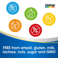 Centrum Men 50+ Multivitamin & Mineral Tablets, 24 essential nutrients including Vitamin D, Complete Multivitamin Tablets, 30 tablets