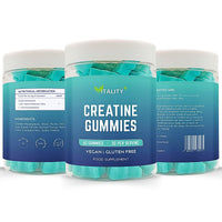 Pure Creatine Monohydrate Gummies | 3g Creatine per Serving | 1 Month Supply | Support Muscle Growth | Boost Workout Performance & Muscle Recovery