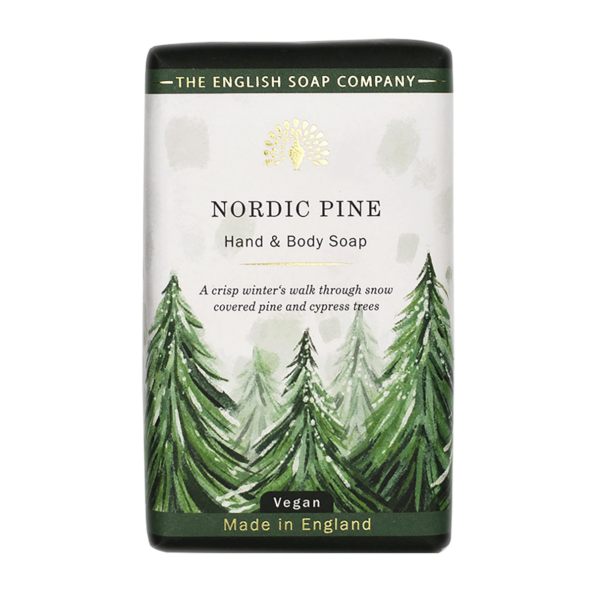 The English Soap Company Nordic Pine Scented Hand and Body Soap Bar