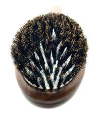 Flair Brush Pure Soft Boar Bristles Hair Brush - Walnut Handle Lightweight