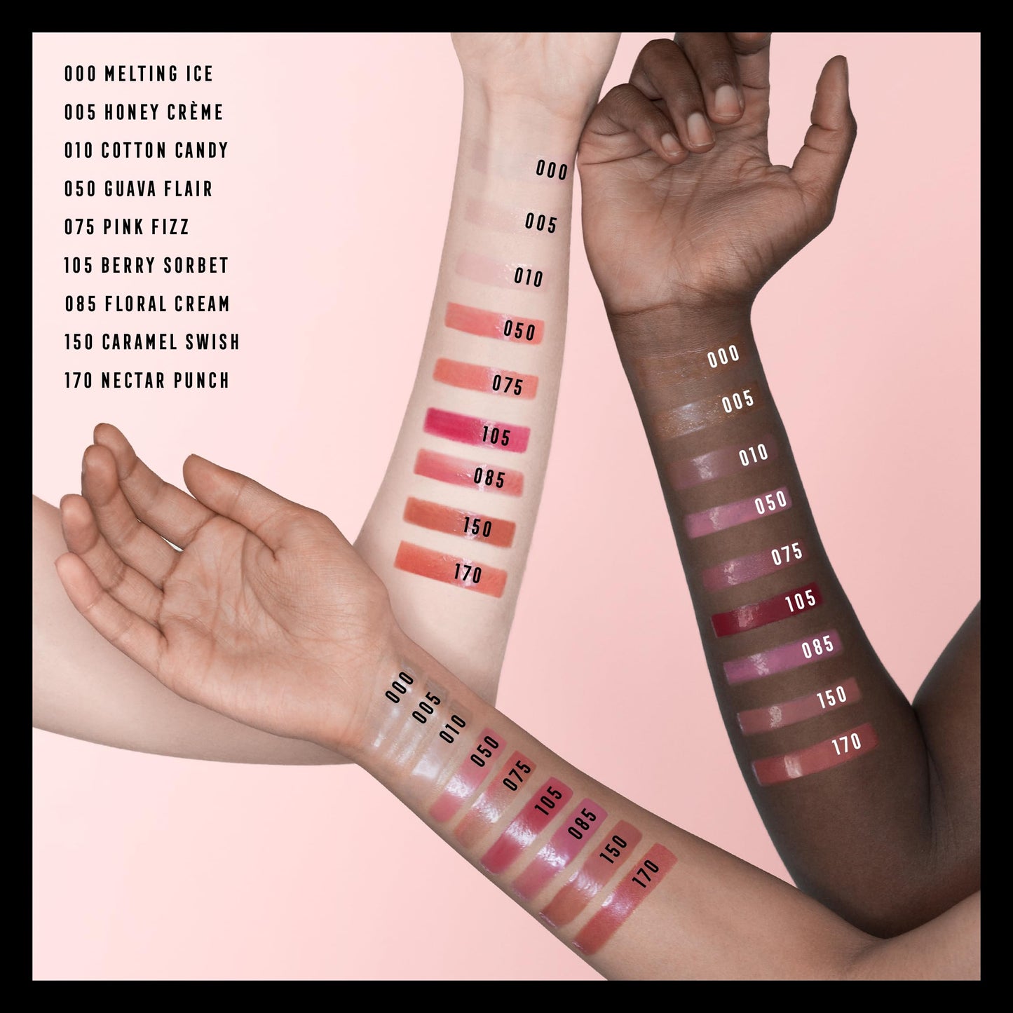 Max Factor 2000 Calorie Lip Glaze Honey Crème, Full Shine Lip Gloss, Nourishing with Hyaluronic Acid & Squalane, Instant Plump, Maximum Comfort, Non-Sticky, Vanilla-Milk Scent, Fuller Looking Lips