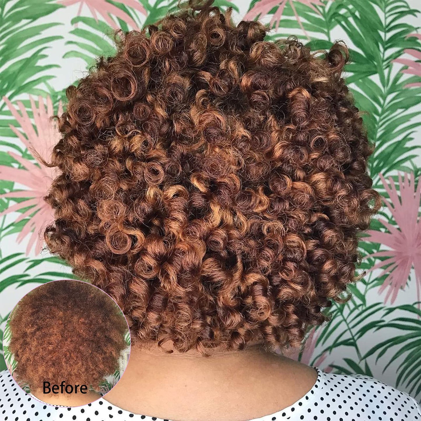 Perm Rods for Short Hair, 40 pcs Medium Size Hair Rollers for Long Short Hair Styling Tool Hair Curlers