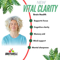 Lions Mane Mushroom Supplement High Strength 1500mg with Vitamin C - 120 Vegan Capsules with Alfalfa and Black Pepper Extract, 4 Month Supply Made in The UK -Focus & Immune Support - Britwell Health