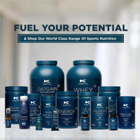 Kinetica Sports Prefuel Pre Workout -Berry Flavour | 5.8g Amino Acids Blend, 2.25g BCAA's & 94mg Caffeine/Serve, 30 Servings/300g| With Essential Vitamins, Minerals|Supports Performance & Energy Boost