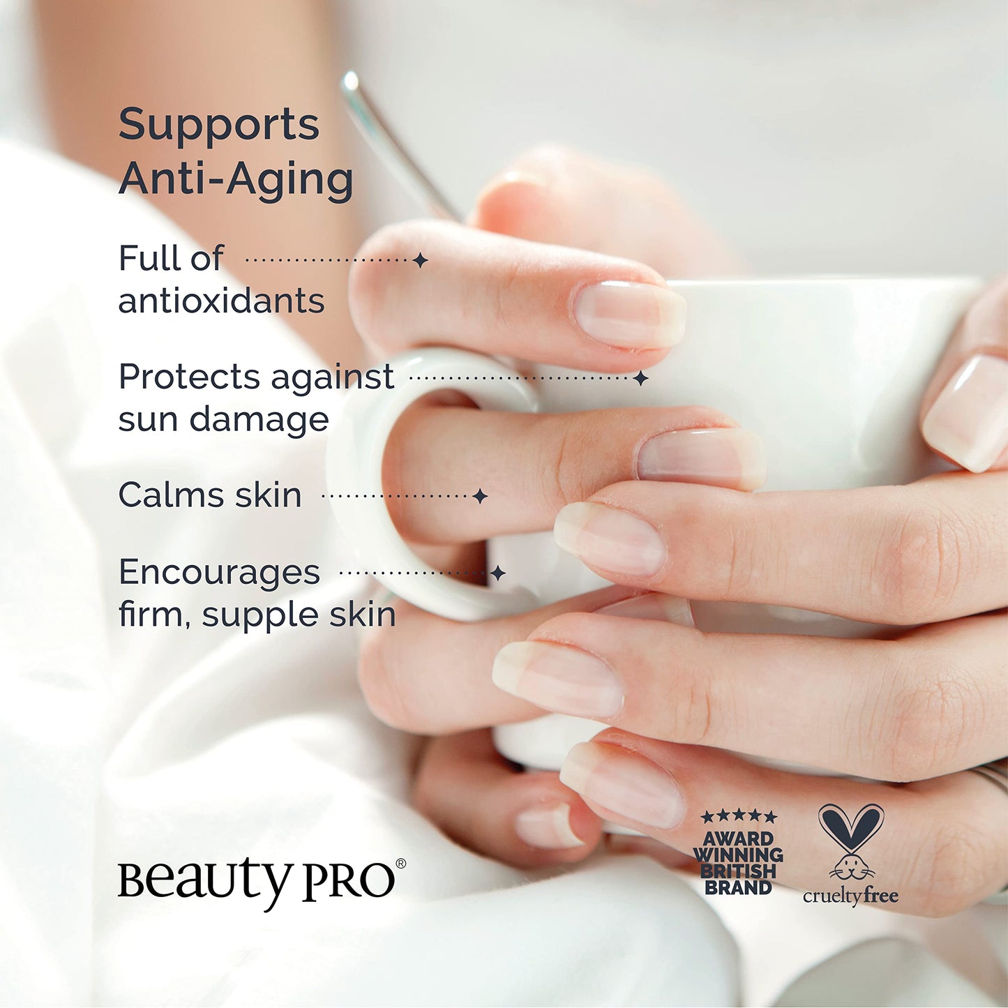 BEAUTYPRO HAND THERAPY Hand Mask With Collagen & Argan Oil | Moisturising Gloves Treatment for Cracked Fingers | Hand Masks for Dry Hands | Safe with Natural, Gel & Extensions Nails |