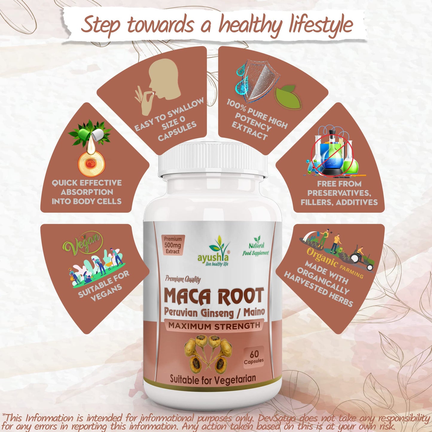 Ayushya Maca Root Extract Capsule