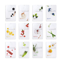 Eunyul EUNYUL [Pack of 10] Daily Care Facial Sheet Mask Pack Broccoli x 10ea Korean Skincare Hydrating & Nourishing & Natural Ingredients for All Skin Types