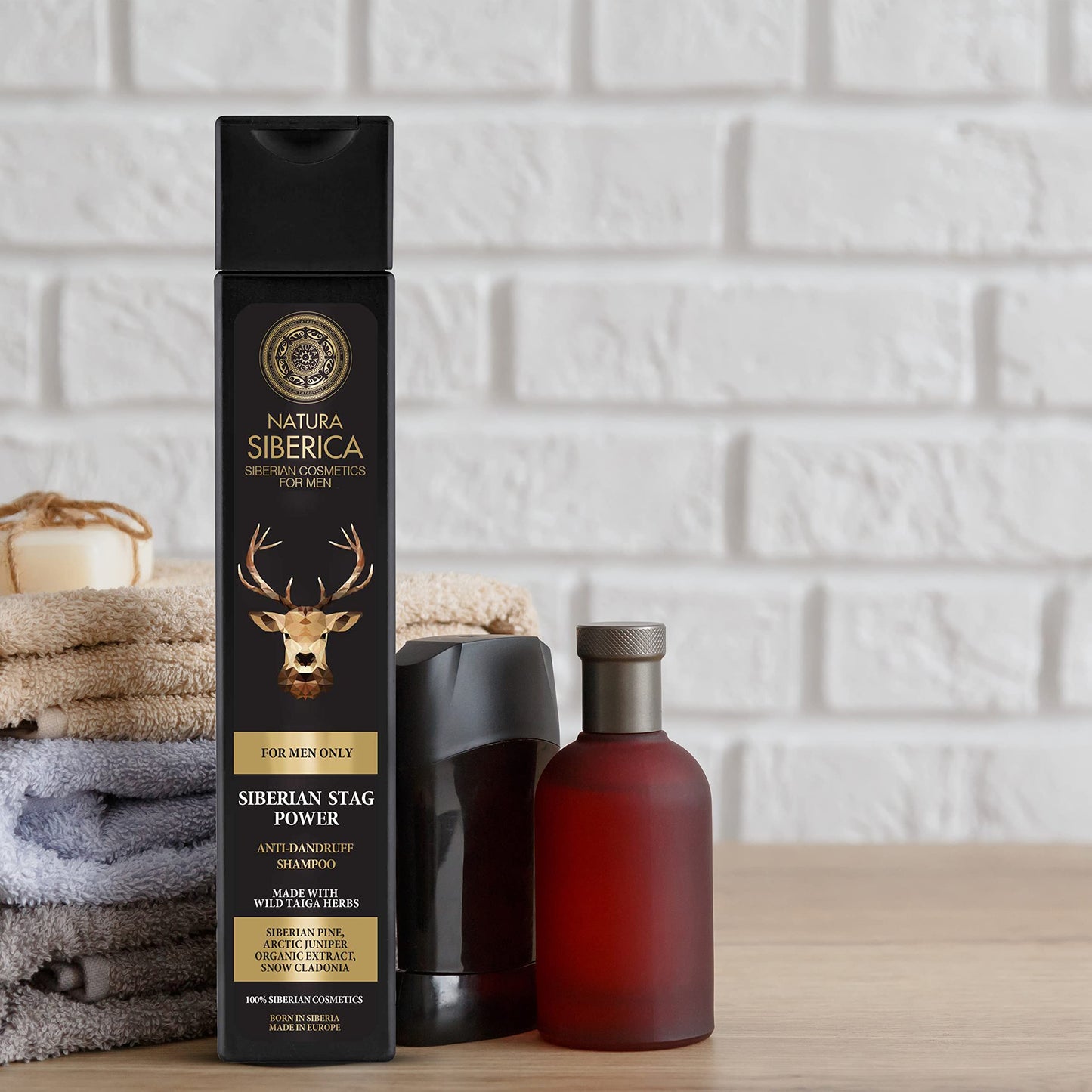 Natura Siberica Siberian Stag Power Anti-Dandruff Shampoo for Men, 250 ml