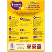 Bassetts Vitamins 12-18 Years Multivitamins Omega 3 Citrus 30's, 99.2 g