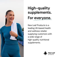 NEW LEAF PRODUCTS L-Lysine Tablets 2000mg - High Strength Lysine Nutritional Supplements - Essential Amino Acid L Lysine - 120 Vegan Lysine Tablets 2 Month Supply Made in The UK By New Leaf