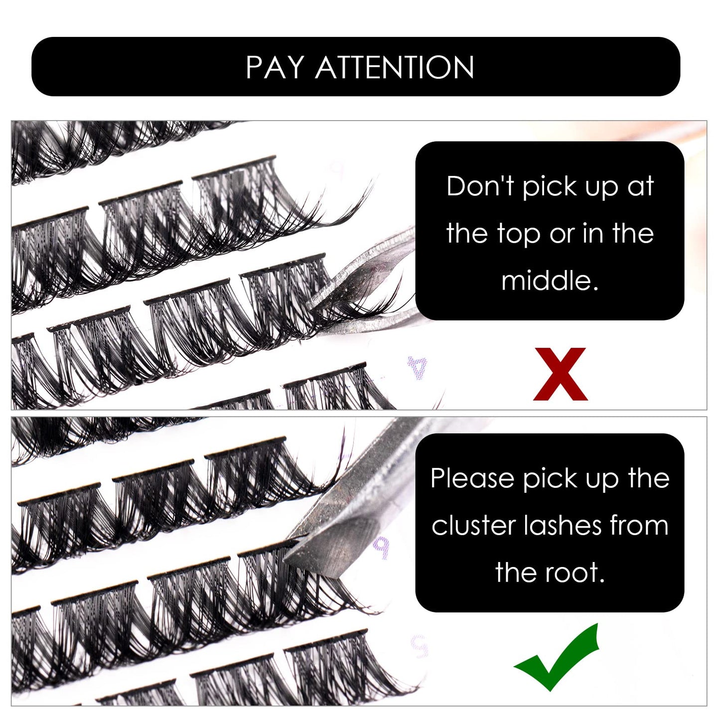 Magnetic SL Individual Lashes 72 Cluster Lashes 3D False Eyelashes Natural Look D Curl Reusable Fluffy Individual Cluster Lashes Soft Eyelashes DIY Cluster Eyelash Extensions Mix 10-16MM-DM01