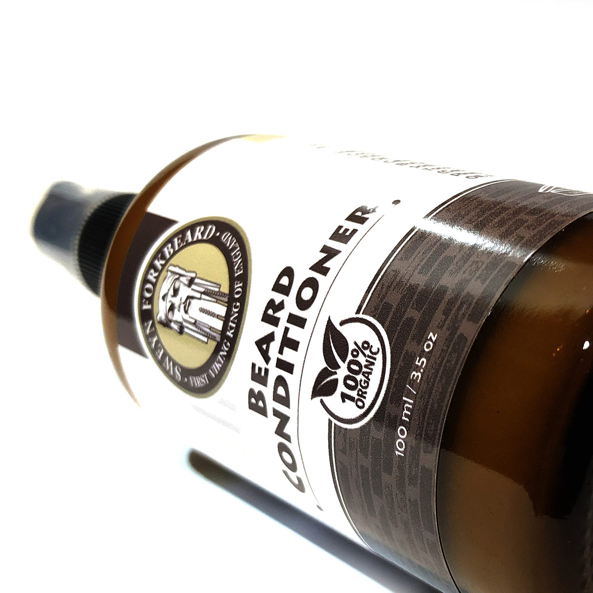 Beard Conditioner Sweyn Forkbeard 100ml - 100% Organic Beard Conditioner Formulated to Hydrate and Nourish the Beard - Made in London