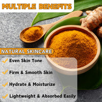Turmeric Body Oil Gel, Body Oil for Women, Turmeric Massage Oil for Face & Body, Hydrating Nature Essential Oil, Anti Winkle Body Moisturiser, Turmeric Facial Oil Gel for Dark Spots, 200ml
