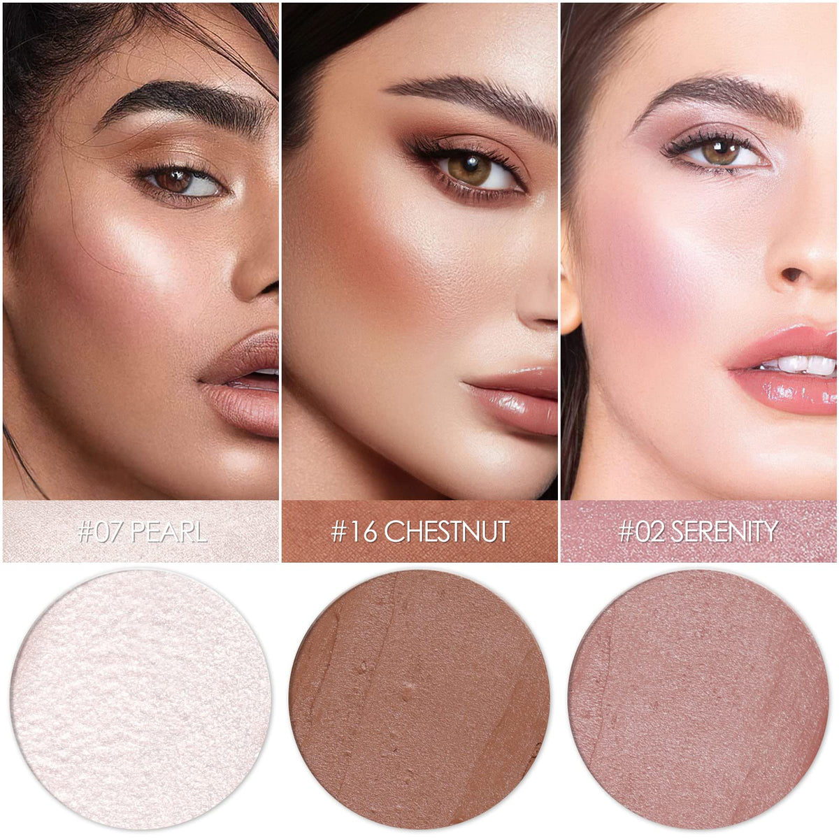 Falocutus FALOCUTUS 3 Pcs UNIVERSAl Contour Stick Set,Cream Blush & Highlighter Bronzer Pen,Long Lasting & Smooth Natural Face Contouring Illuminator,Professional Makeup Kit for All Skin