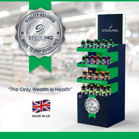 STERLING NUTRITION Bio Cultures Probiotic Complex with 45 Billion CFU with 15 Live Bacteria Strains - Digestive Enzyme Supplements - 90 Super Strength Vegan Capsules - Made in UK - by Sterling Nutrition