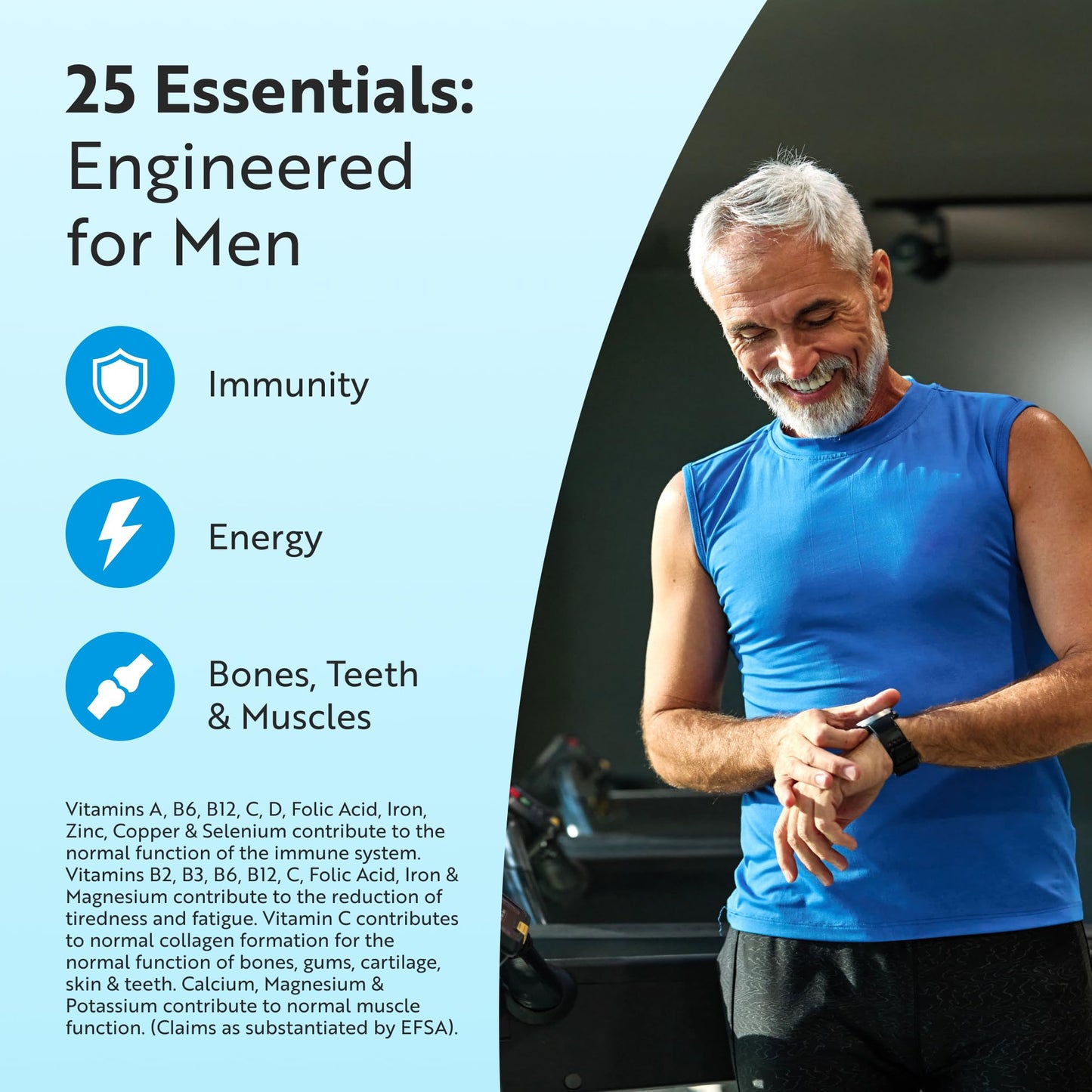 Nutravita Men's Multivitamins and Minerals - 25 Essential Active Vitamins and Minerals with Added Maca Root and Panax Ginseng - Multivitamin Tablets for Men - 180 Vegan Tablets - Made in The UK