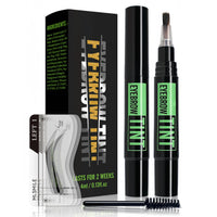 Eyebrow Tint Dark Brown Eyebrow Tint & Dye Gel – Semi-Permanent Waterproof Brow Cream with Brow Cards & Brushes. Lasts 2 Weeks, Natural-Looking Pencil-Free Makeup for Perfectly Defined Brows