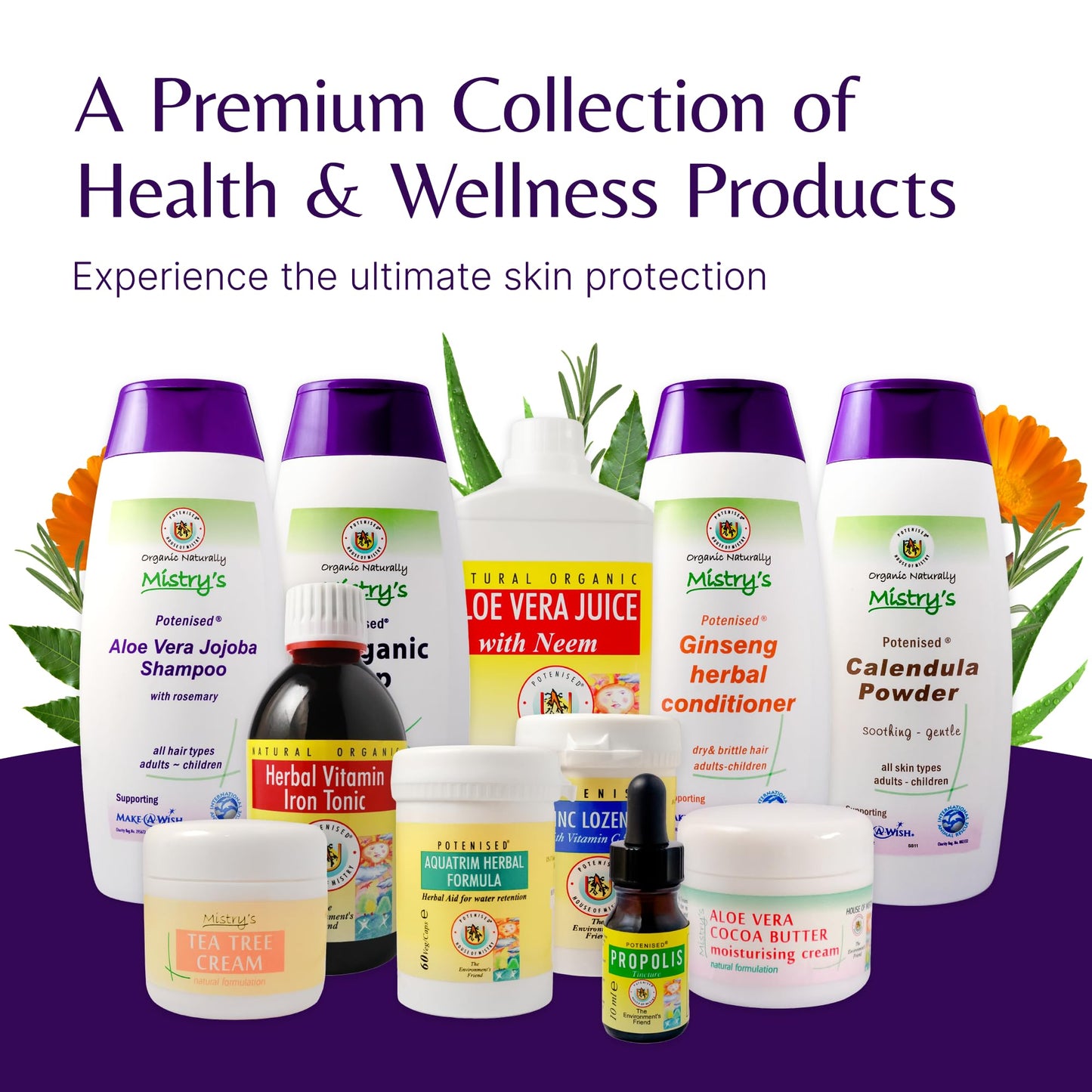 Mistry's Herbal Vitamin Iron Tonic, 300ml - Natural & Organic Immune Booster and Overall Health Support - Suitable for All Ages - Additive Free, Vegan