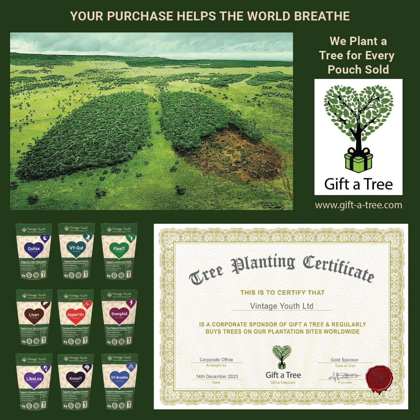 Vintage Youth LikeLox Premium Hair Care Supplement - Revitalises Hair, Strengthens Locks, Vitamins for Strong, Vibrant Hair